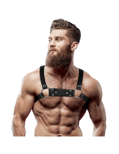 FETISH SUBMISSIVE ATTITUDE - ARNÉS BULLDOG ECOPIEL PECHO HOMBRE TALLA M-L