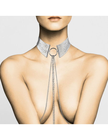 BIJOUX - DÉSIR MÉTALLIQUE COLLAR METLICO PLATEADO