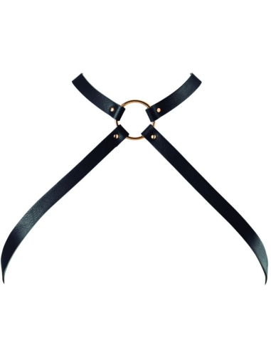 BIJOUX - INDISCRETS MAZE ARNÉS CRUZADO EN PECHO NEGRO