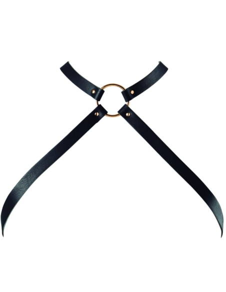 BIJOUX - INDISCRETS MAZE ARNÉS CRUZADO EN PECHO NEGRO