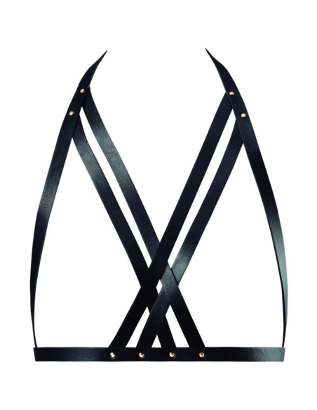 BIJOUX INDISCRETS MAZE - SUJETADOR CON CORREAS NEGRO