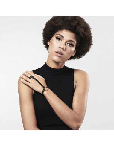 BIJOUX - INDISCRETS MAZE BRAZALETE - ARNÉS PARA MANOS NEGRO