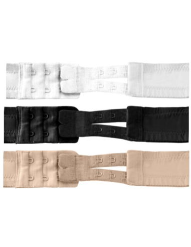 BYE-BRA - EXTENSORES DE CONTORNO FLEXIBLES 2 GANCHOS 3 UDS