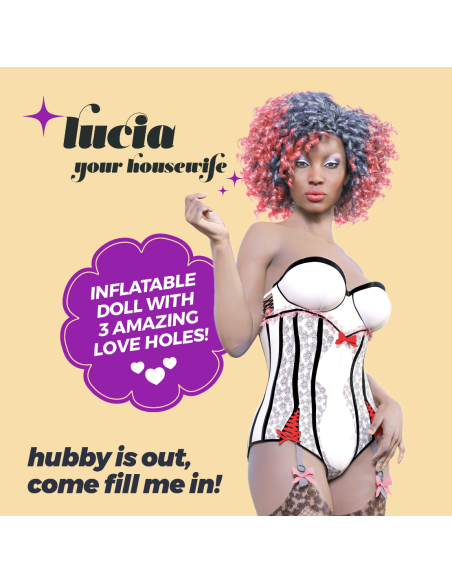 CRUSHIOUS - LUCIA AMA DE CASA Muñeca Hinchable | SEXPLACE.MX