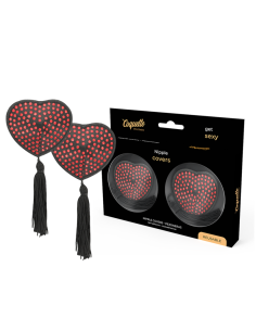 COQUETTE CHIC DESIRE - CUBRE PEZONES ROJO - NEGRO