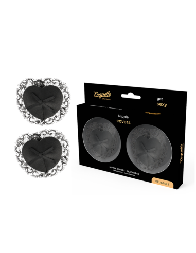 COQUETTE CHIC DESIRE - CUBRE PEZONES LACE NEGRO