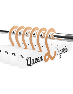 QUEEN LINGERIE - PERCHA PARA LENCERIA 27.5 CM 1 UNIDAD