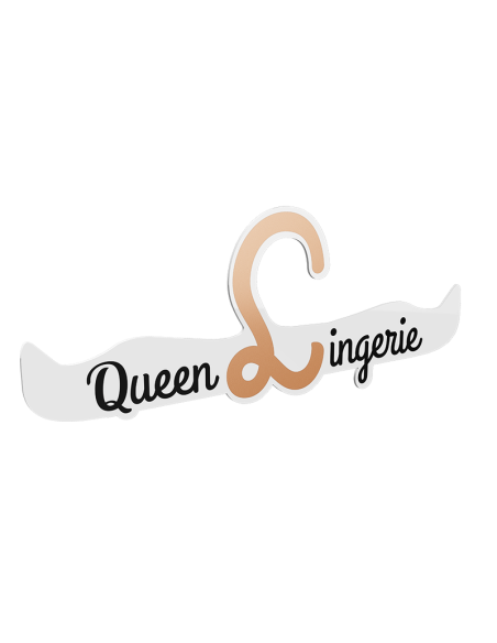 QUEEN LINGERIE - PERCHA PARA LENCERIA 27.5 CM 1 UNIDAD