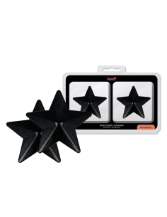 COQUETTE CHIC DESIRE - CUBRE PEZONES METAL ESTRELLAS NEGRAS