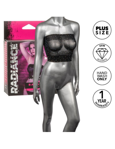 CALEXOTICS - RADIANCE TOP BANDEAU PEDRERÍA TALLA GRANDE
