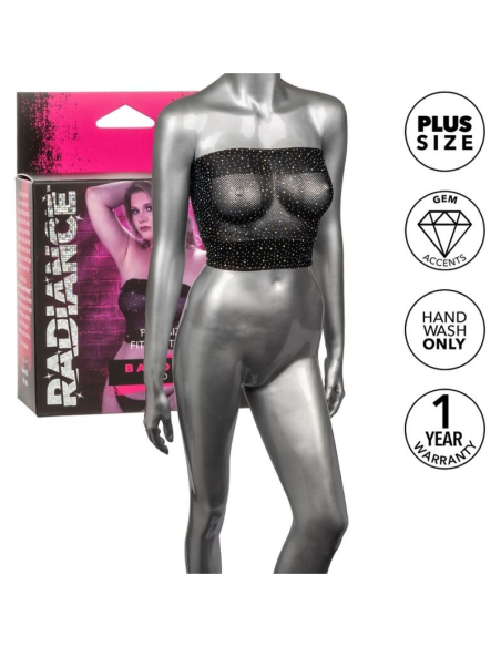 CALEXOTICS - RADIANCE TOP BANDEAU PEDRERÍA TALLA GRANDE