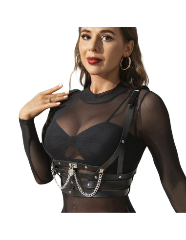 SUBBLIME - ARNÉS FORMA CORSET DETALLE CADENAS TALLA ÚNICA