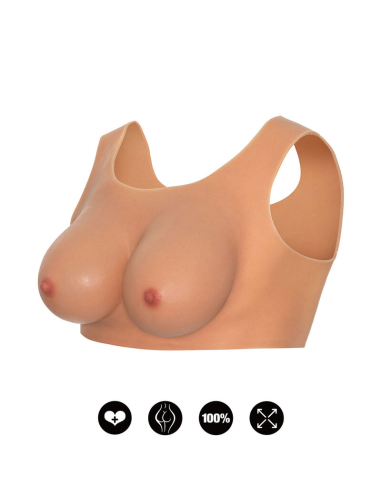 HIDDEN DESIRE - ALTER EGO TOP DE PECHO VESTIBLE COPA D NATURAL