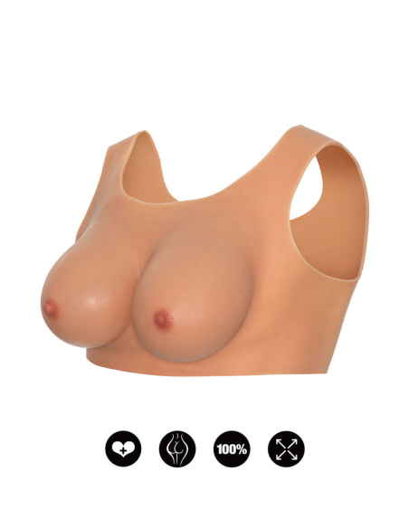 HIDDEN DESIRE - ALTER EGO TOP DE PECHO VESTIBLE COPA D NATURAL