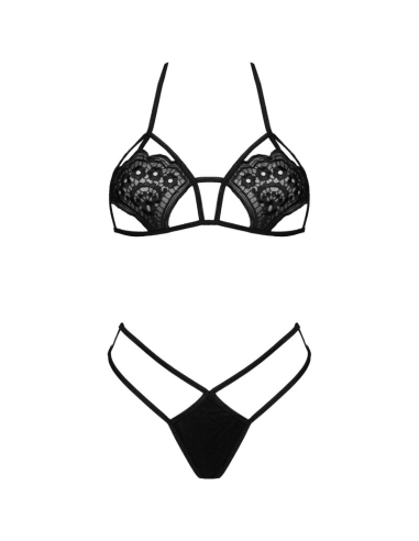 LIVCO CORSETTI FASHION - JIMENA LC 20216 SUJETADOR TANGA NEGRO TALLA ÚNICA