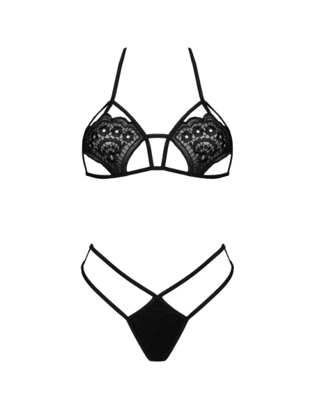 LIVCO CORSETTI FASHION - JIMENA LC 20216 SUJETADOR TANGA NEGRO TALLA ÚNICA