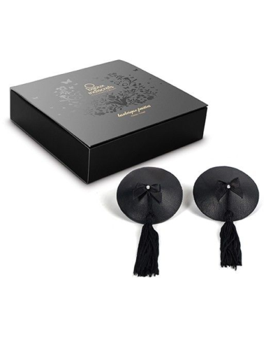 BIJOUX - BURLESQUE CUBREPEZONES NEGRO