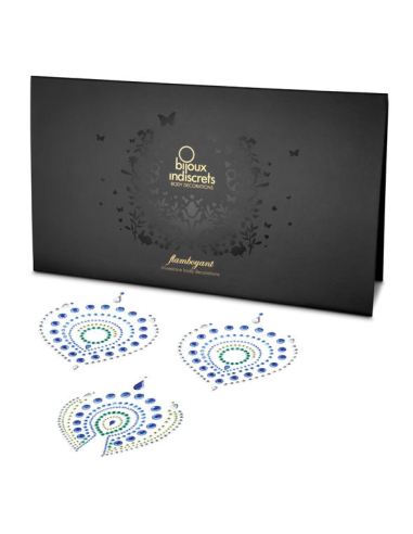 BIJOUX - INDISCRETS FLAMBOYANT AZUL and VERDE