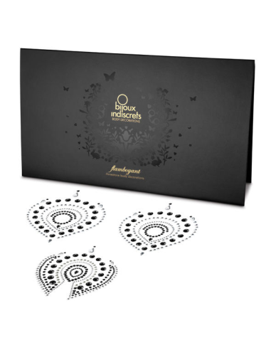 BIJOUX - INDISCRETS FLAMBOYANT NEGRO and PLATA