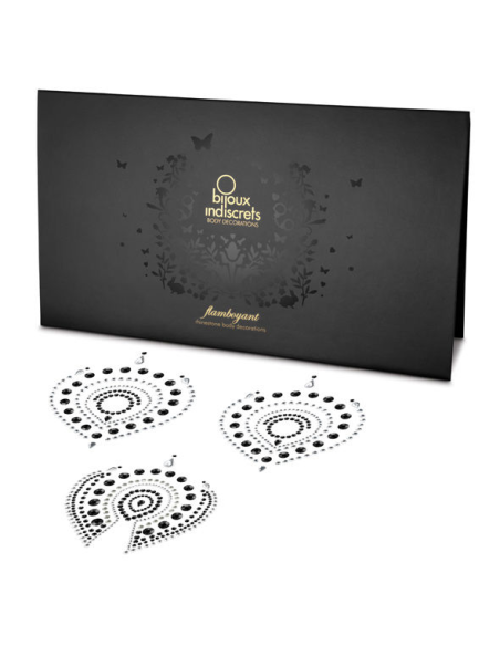 BIJOUX - INDISCRETS FLAMBOYANT NEGRO and PLATA