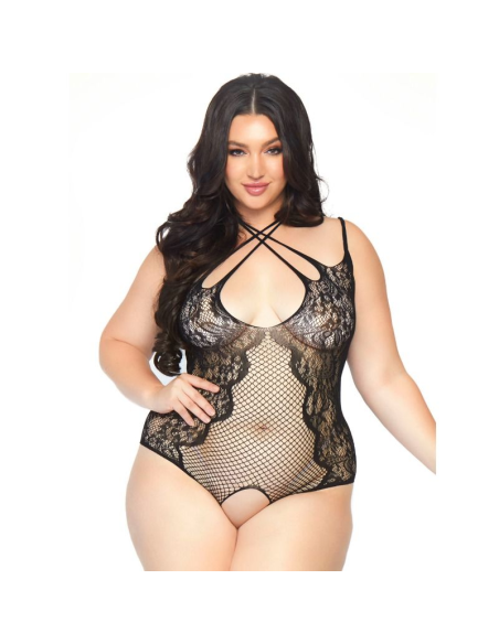 LEG AVENUE - TEDDY CON ABERTURA 1X-2X