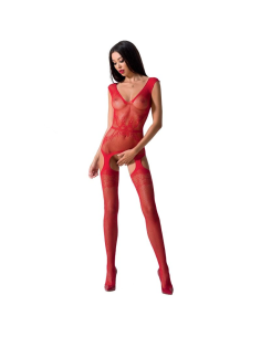 PASSION - WOMAN BS062 BODYSTOCKING ROJO TALLA ÚNICA