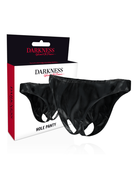 DARKNESS - PANTIES CON ABERTURA UNISEX TALLA ÚNICA
