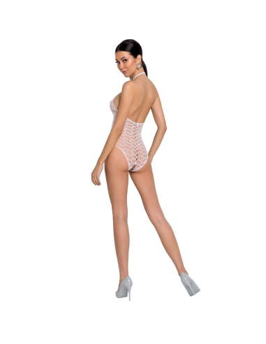 PASSION - WOMAN BS087 BODYSTOCKING BLANCO TALLA ÚNICA