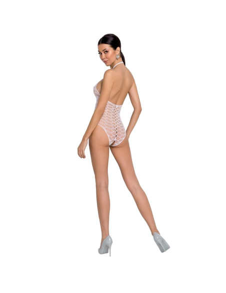 PASSION - WOMAN BS087 BODYSTOCKING BLANCO TALLA ÚNICA