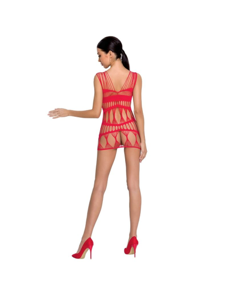 PASSION - WOMAN BS089 BODYSTOCKING ROJO TALLA ÚNICA
