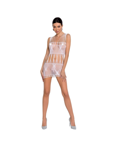 PASSION - WOMAN BS090 BODYSTOCKING BLANCO TALLA ÚNICA