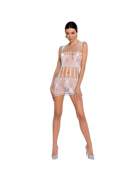 PASSION - WOMAN BS090 BODYSTOCKING BLANCO TALLA ÚNICA