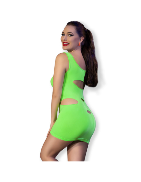 CHILIROSE - CR 4621 VESTIDO VERDE S-M