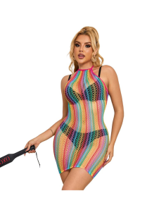 SUBBLIME - 952341 VESTIDO DE REJILLA ARCOIRIS TALLA ÚNICA