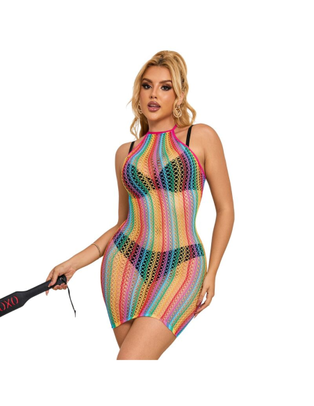 SUBBLIME - 952341 VESTIDO DE REJILLA ARCOIRIS TALLA ÚNICA