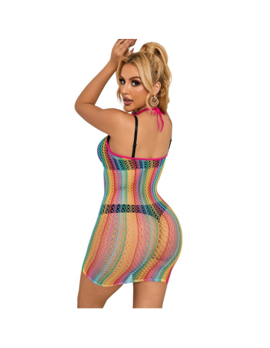 SUBBLIME - 952341 VESTIDO DE REJILLA ARCOIRIS TALLA ÚNICA