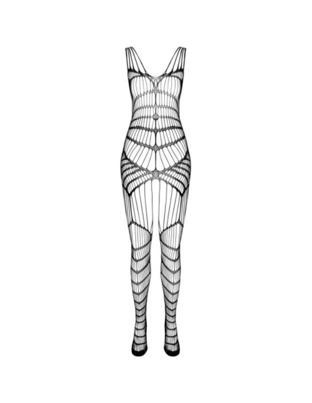 PASSION - BS 102 BODYSTOCKING NEGRO TALLA ÚNICA