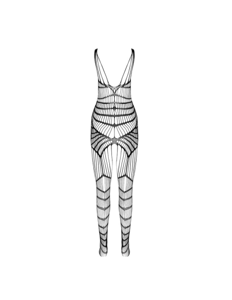 PASSION - BS 102 BODYSTOCKING BLANCO TALLA ÚNICA