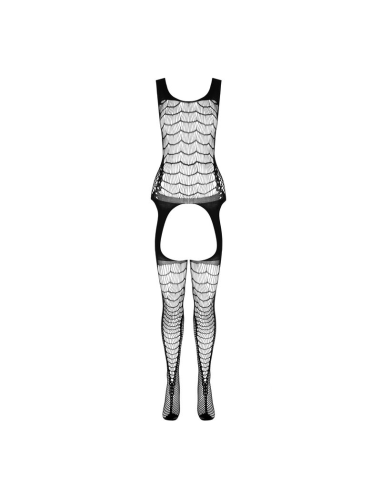 PASSION - BS 104 BODYSTOCKING BLANCO TALLA ÚNICA