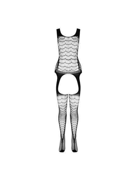 PASSION - BS 104 BODYSTOCKING BLANCO TALLA ÚNICA