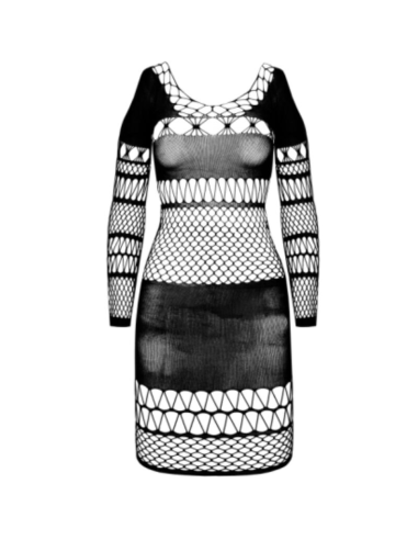 PASSION - BS 105 BODYSTOCKING NEGRO TALLA ÚNICA