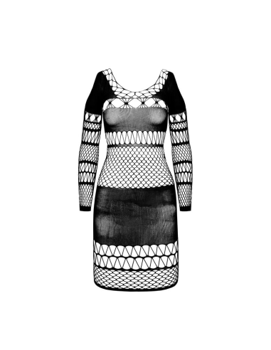 PASSION - BS 105 BODYSTOCKING BLANCO TALLA ÚNICA