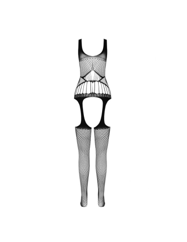 PASSION - BS 106 BODYSTOCKING NEGRO TALLA ÚNICA