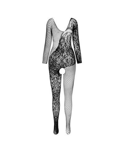 PASSION - BS 107 BODYSTOCKING NEGRO TALLA ÚNICA