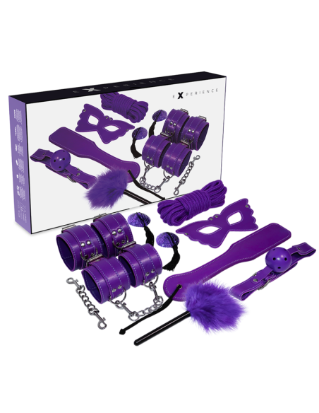 EXPERIENCE - BDSM Kit de Iniciación Morado | SexPlace.MX