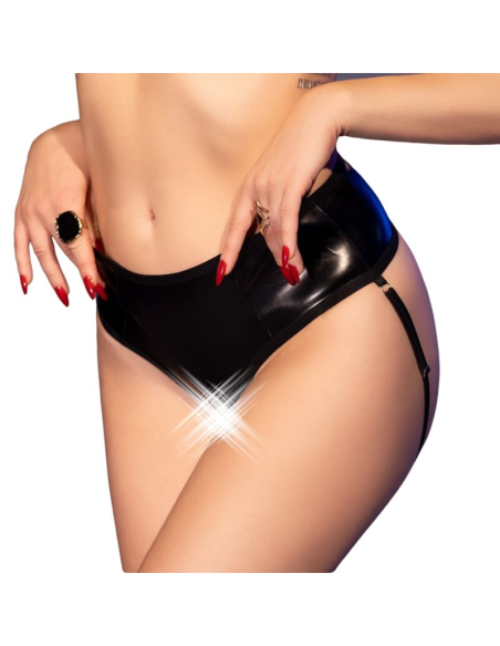 CHILIROSE - CR 4841 CROTCHLESS PANTY NEGRO S-M