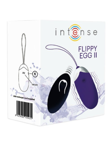 Intense Flippy Ii Huevo Recargable Remoto Lila