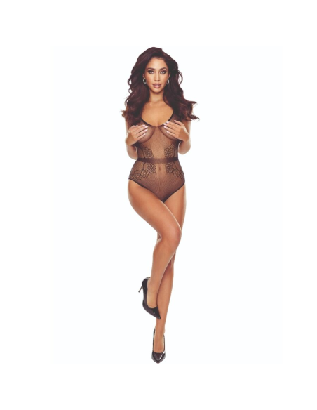 PASSION - BS115 BODYSTOCKING REJILLA NEGRO