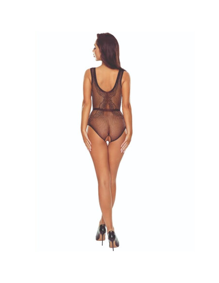 PASSION - BS115 BODYSTOCKING REJILLA NEGRO