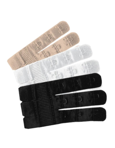 BYE-BRA - EXTENSORES DE CONTORNO FLEXIBLES 3 GANCHOS 3 UDS